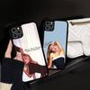 Singer S-Sabrina C-Carpenter Phone Case For iPhone 17 16 15 14 13 12 11 Pro Max Plus PC+TPU Shockproof Back Cover
