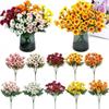 Silk Petal Simulated Flowers 21 Heads Simulated Flower  for Garden Porch Decor