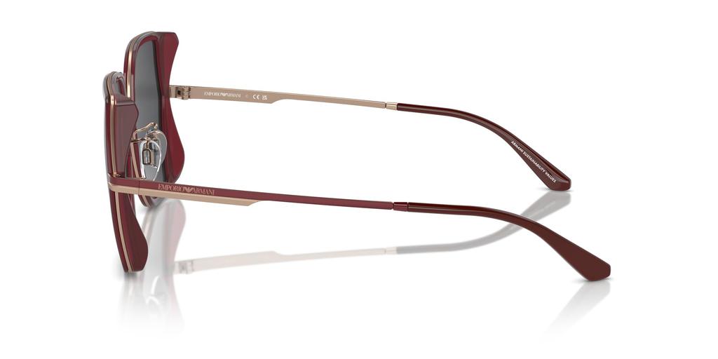 Emporio Armani Sunglasses EA2142D Shiny Rose Bordeaux 56 Women's Gold/Opal