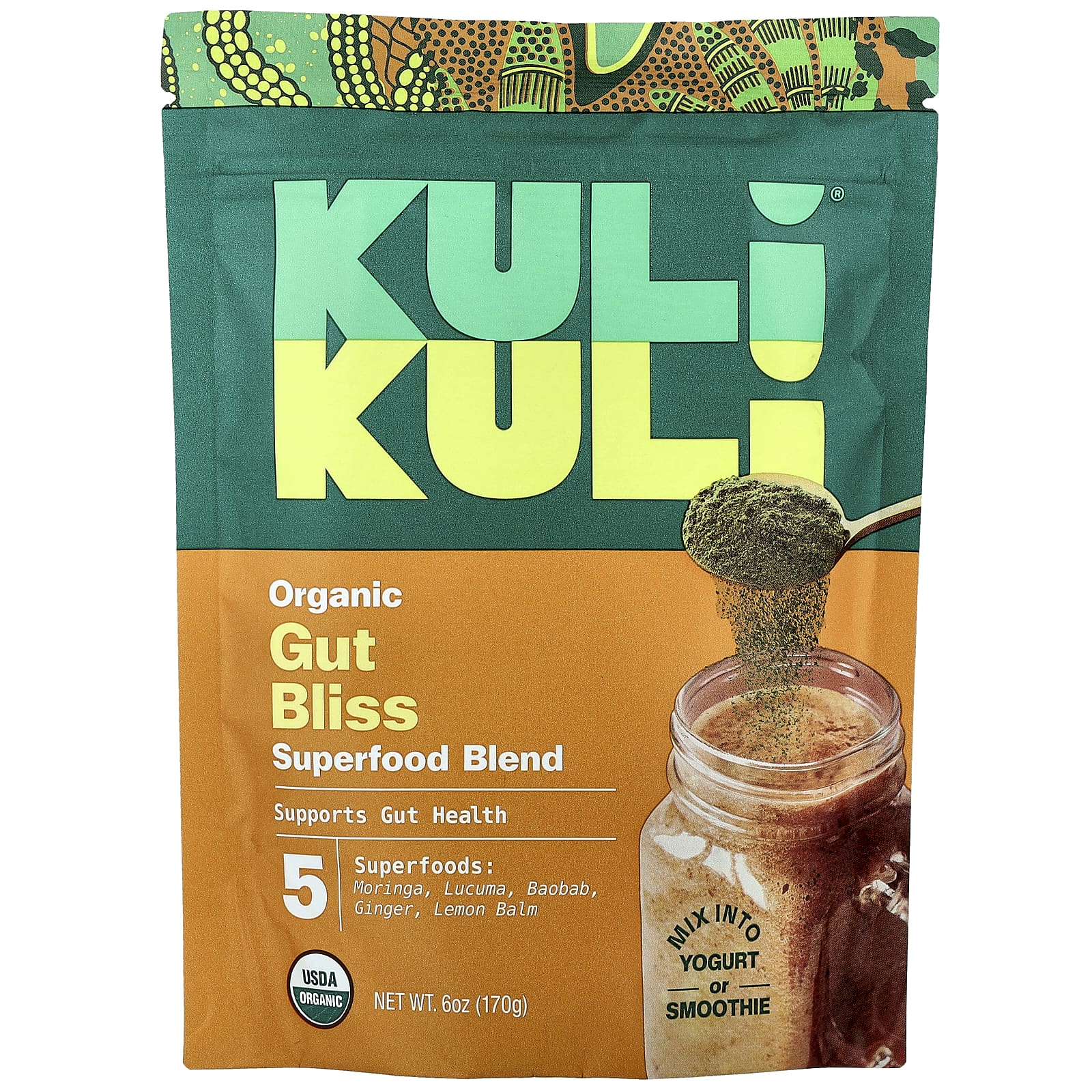 

Organic Superfood Blend, Gut Bliss, 170G(6Oz)