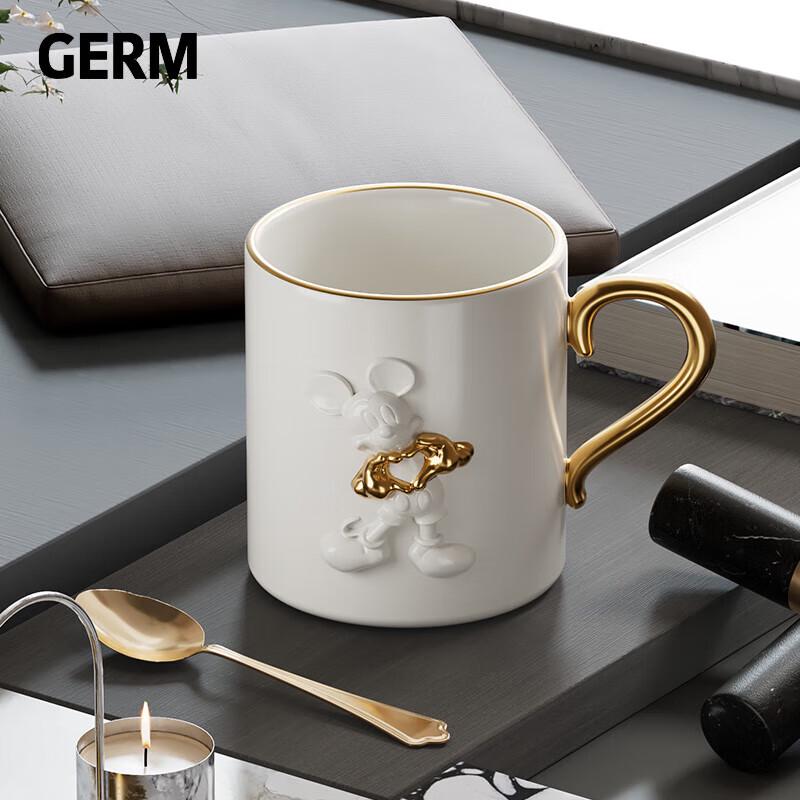 germ Mickey Series Heart Embossed Mug