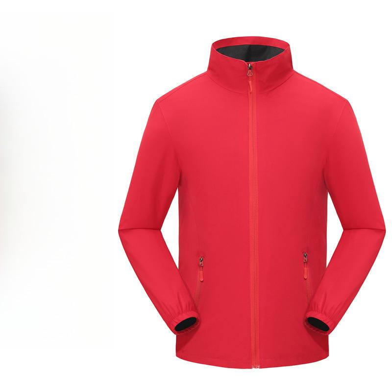 Jacke Arbeitskleidung Bestickter Trenchcoat Herren- und Damen-Gruppenbekleidung Dünne Jacke