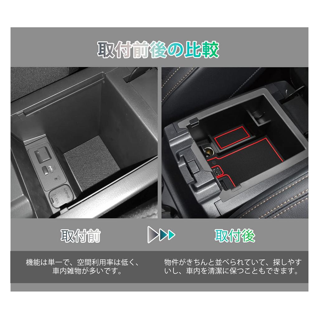 GAFAT Car Storage Box for Mazda KF Series Console Interior KF Center Console External Console Console Box with Coin Small Item CX-5 (2nd Generation,