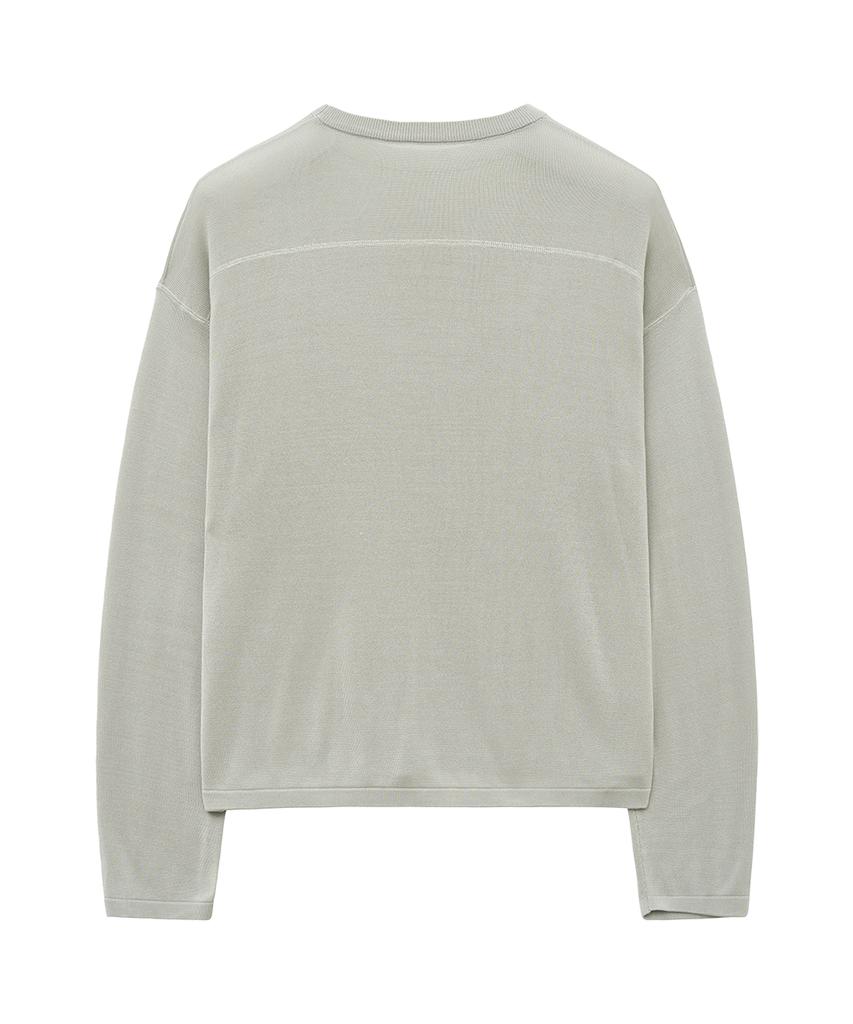 BIG UNION Pullover Knit (Light Gray)