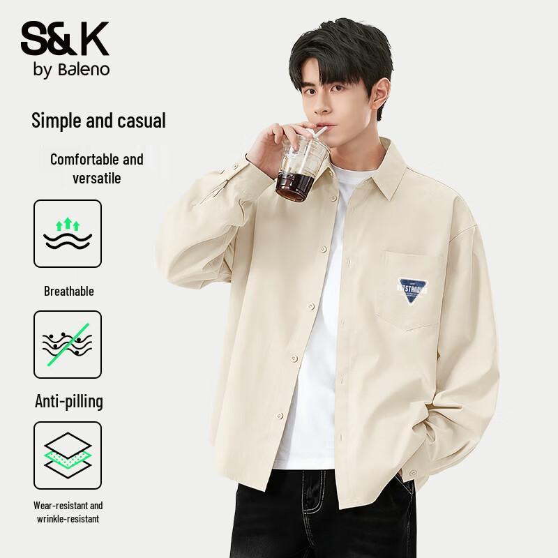 

Baleno S&K Series Loose-Fit Long-Sleeve Shirt 3XL