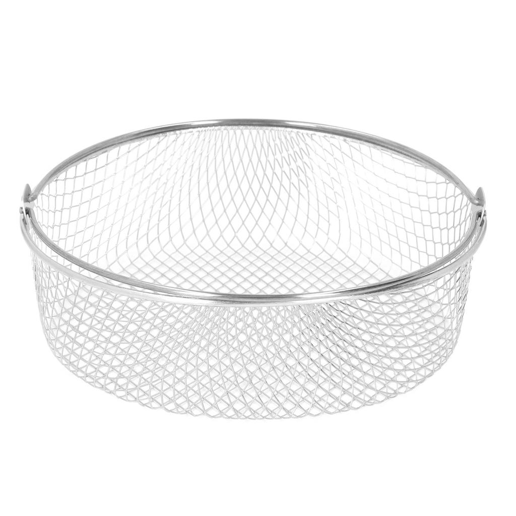 Fry Basket Stainless Steel with Handle Kitchen Fry Mesh Basket Cooking Accessory for French Fries