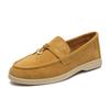Women's Suede Loafers: Spring To Autumn Slip-on Flats In Plus Sizes