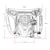 Chain Bag Women's Small Bag Steampunk Retro Motorcycle Bag Women's Shoulder Messenger Bag Women's Waist Bag