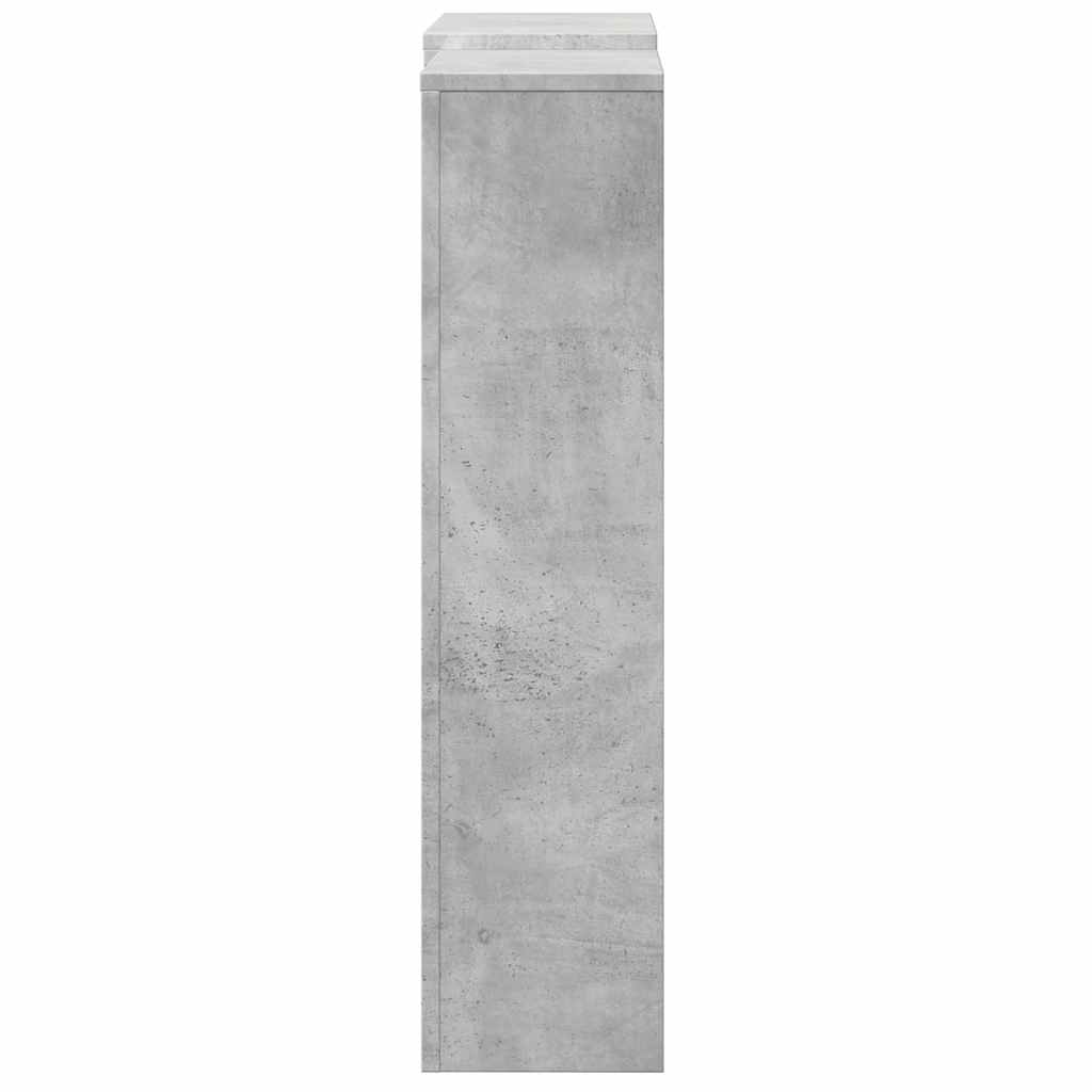 Radiator Cover Concrete Grey 205 X 21.5 X 83.5 Cm Particleboard