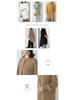 Women's Loose Fit Long-Sleeve Mid-Length Shirt Dress