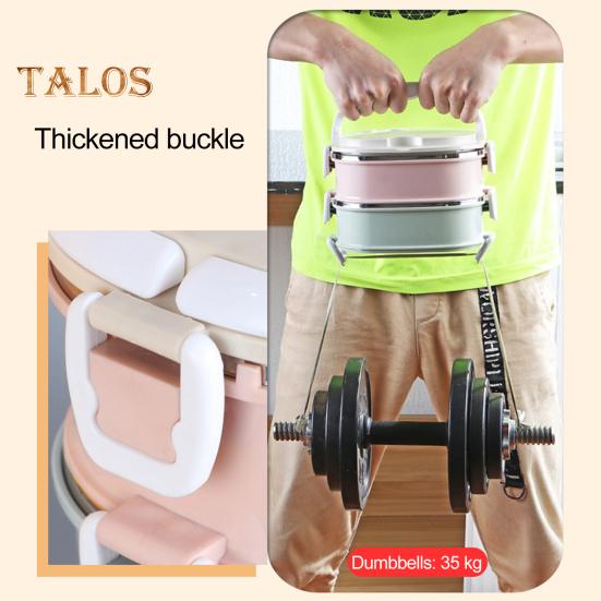 1 set recipient Bento de mare capacitate termică fără BPA, util pentru studenți lucrător, recipient pentru mâncare pentru picnic, rechizite pentru exterior