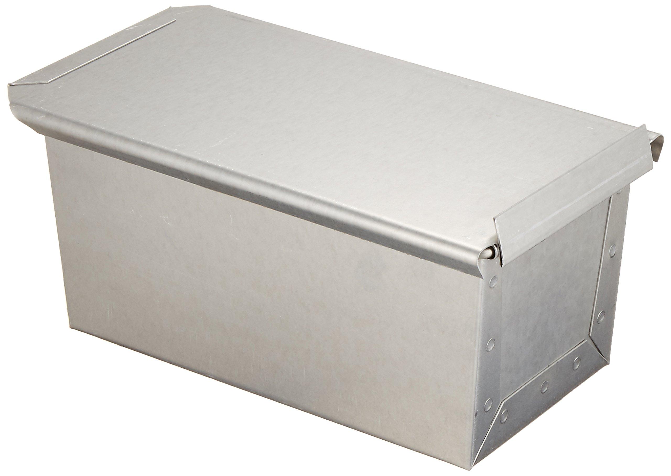 Форма для хлеба Endoshoji WSY03010 Altite, для коммерческого использования, с крышкой, 1 буханка, Altite, сделано в Японии, серебристый