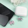 1pc Sparkling Rhinestone Butterfly Dust Plug, Aluminum Alloy Anti-Dust Cap for Type-C & IPhone Ports