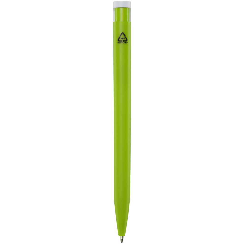 Plastic Pen Recycled "Aix" (black Ink) Grein Manzana