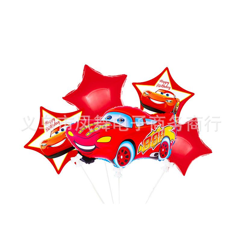 Płomień Samochód Urodziny Party Supplies Jednorazowa Zastawa Stołowa Talerzyki Papierowe Kubki Papierowe Ręczniki Papierowe Dekoracja Urodzinowa dla Chłopców Trójwymiarowa