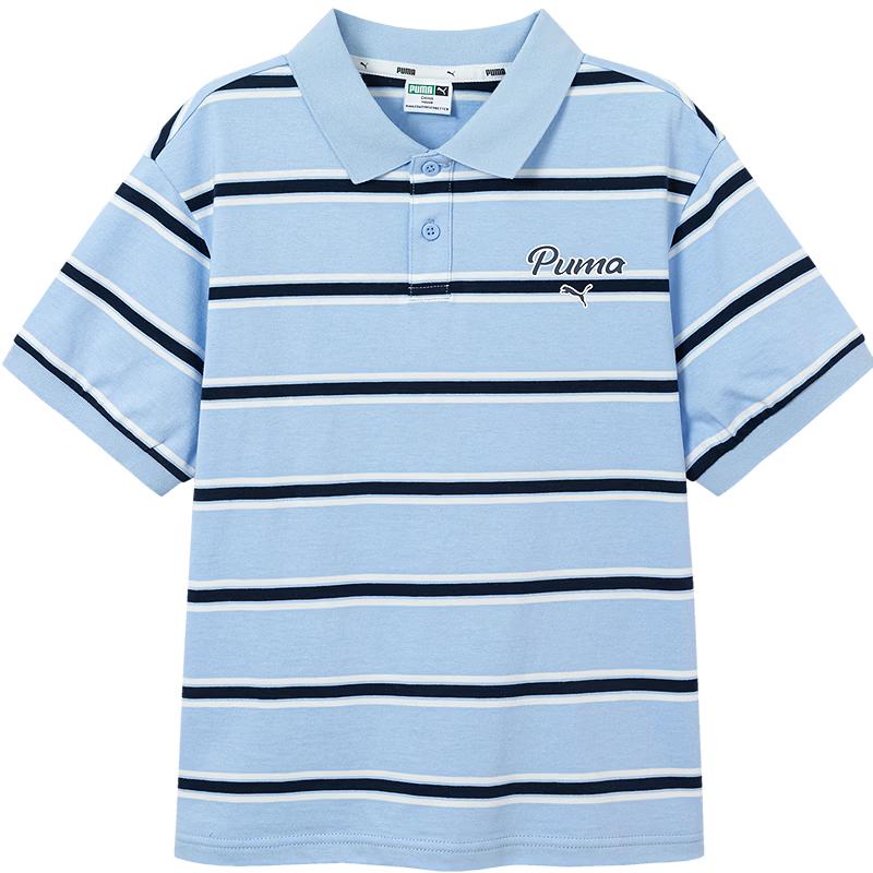Puma Kids' Classic Striped Short-Sleeve T-Shirt