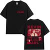 Kevin Karl 2026 Spring summer new Fashion Graphic Casual Tshirt for Men and Women Print  Pure Cotton Casual Shortsleeved top