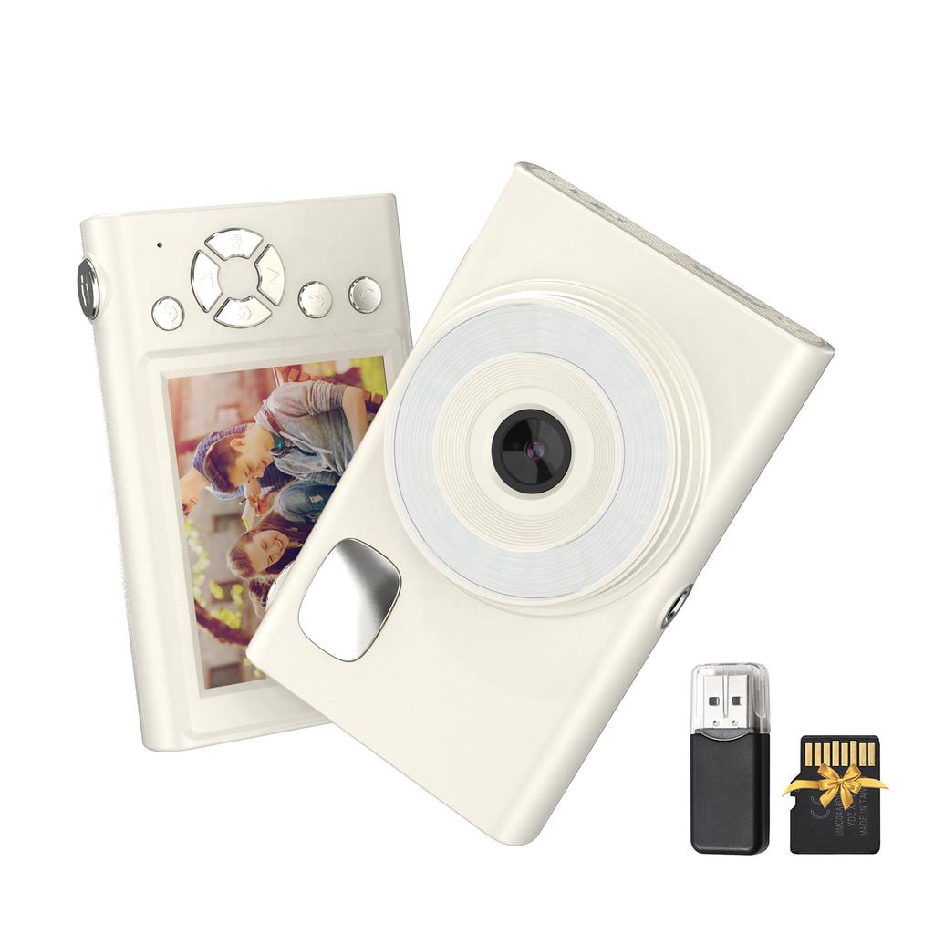 1080P Digital Camera Digital Video Camera 48MP 2.8 Inch IPS Screen Auto Focus 16X Zoom Built in LED Fill Light Battery