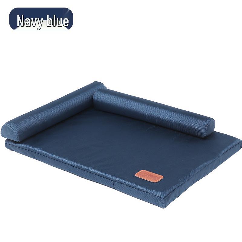 

Waterproof Removable & Washable Dog Bed Mat for All Seasons - Medium Pet Nest L 95*75*13cm темно-синього кольору