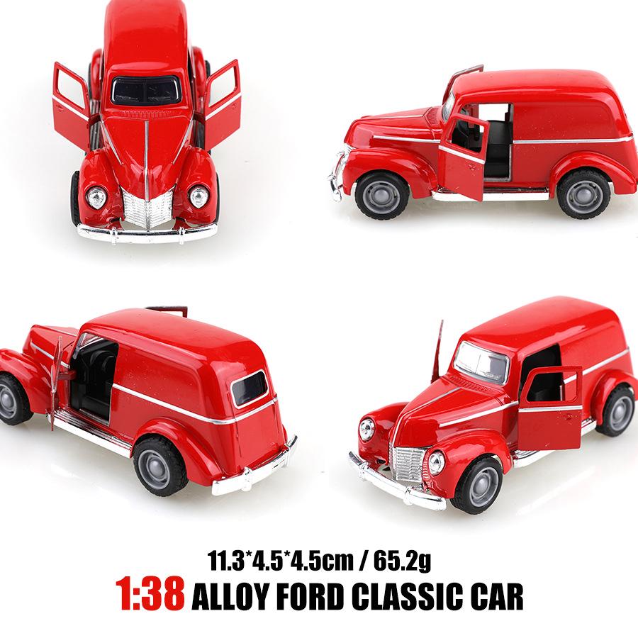 Norson 1:38 Classic Retro Vintage Pickup Truck Alloy Toy Car for Children