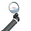Bike Mirror 360 Degree Adjustable Safe Rotatable Handlebar Mirror Bicycle Mirror Cycling Angle Convex Safety Mirror