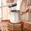 550ml Turkish Coffee Pot Stainless Steel Long Wooden Handle Butter Melting Pot V Shape Diverter Port Arabic Style Milk Tea Pot