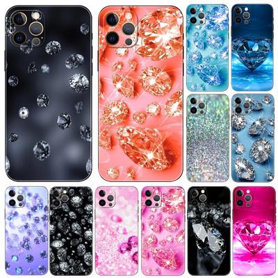 Diamond Phone Case For iPhone Samsung Galaxy Redmi Xiaomi Oppo OnePlus Note S A 7 8 9 10 11 12 13 14 20 21 22 23 53 54 Pro Max Plus Ultra TPU Soft