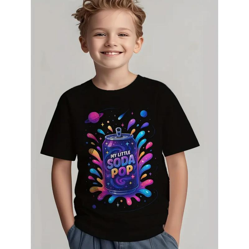 Koszulka My Little Soda Pop dla Dzieci K-Pop Muzyka Koreańska Anime Koszulka Rap Hip Hop Ubrania dla Dziewczynki Prezent Uroczy Napis Koszulka Dziecięca Góra