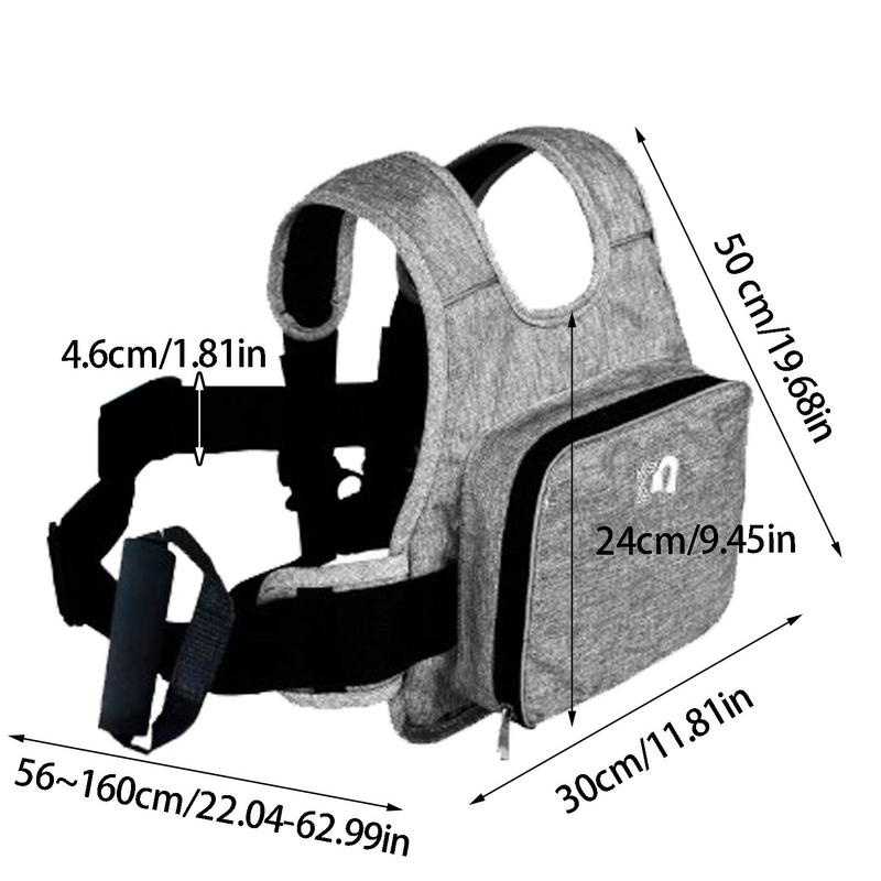 Oxford Cloth Motorcycle Safety Belt For Kids With Bag Rear Seat Grab Handle Strap Harness Adjustable Child Reflective Strip