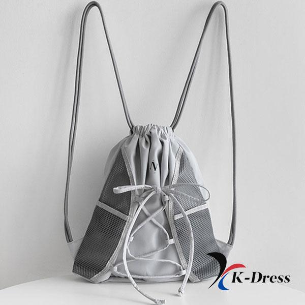 Turnbeutel-Rucksack aus Nylonnetzgewebe (2 Farben)