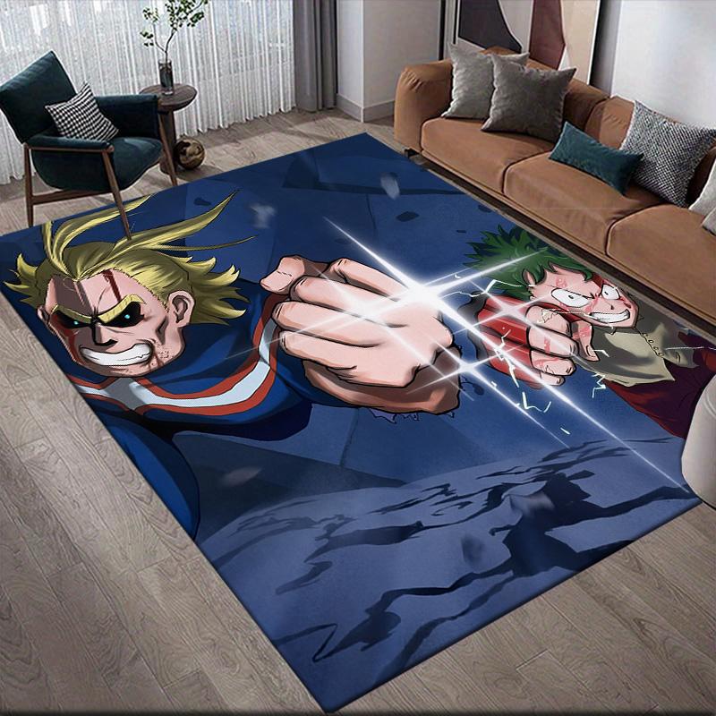 

My Hero Academia Anti-Slip Rug, Rectangular Carpet for Living Room, Bedroom, Sofa Zone & Game Space, Home Decor 60x90cm