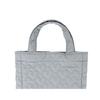 KIYOHARA Indoor Shoes Heart Quilt 19cm W x H x 5cm D Girls' Case, Design, Gray, Lightweight, 81g, 31.5cm (NRF05-SB)