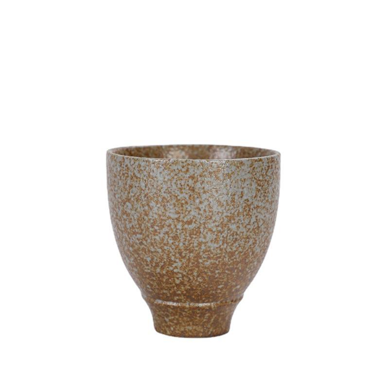 Coarse Pottery Master Cup Retro Kung Fu Teacup Master Cup Latte Flower Personal Cup Tea Cup Large Teacup