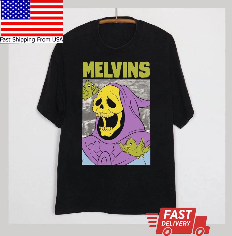 Melvins Band Music Concert Gift For Fan Unisex T-Shirt S To 5XL QI8102 Unisex T-Shirt L
