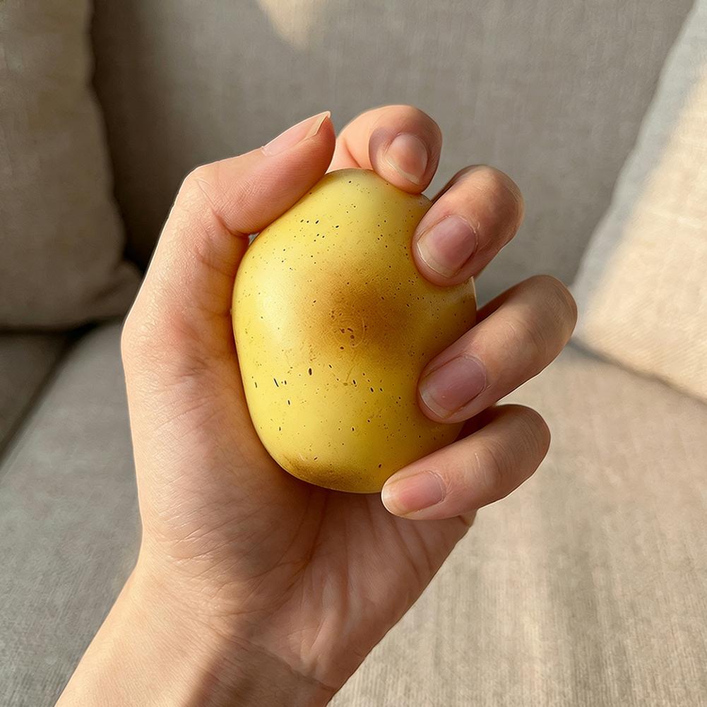 Miela Kawaii Bulvės Squeezy Žaisliukas Minkštas Lėtai Keliantis Suspaudžiamas Streso Malšinantis Sensorinis Fidget Žaislas Vaikams Suaugusiems Juokinga Gimtadienio Dovana