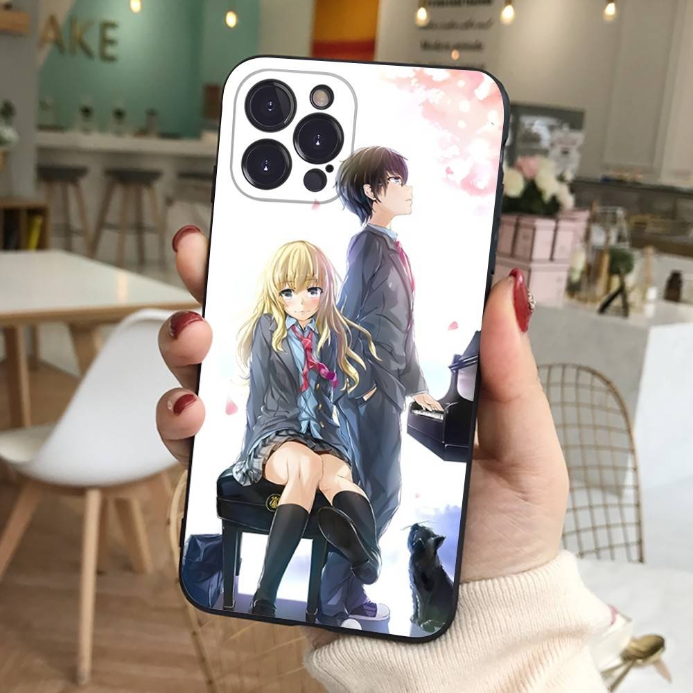 Your Lie In April Phone Case For IPhone 16 15 14 13 12 11 17 Pro Max Simplicity Back TPU Soft Case