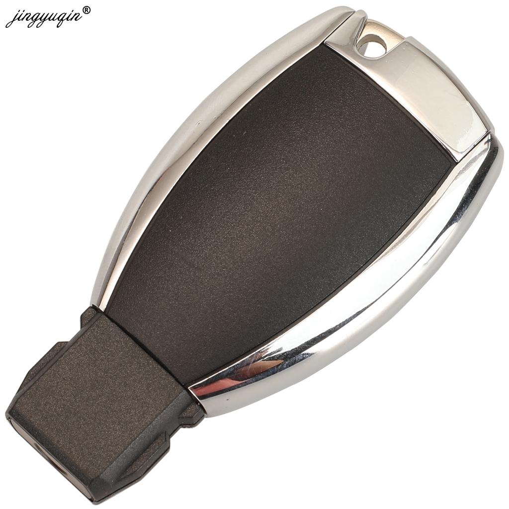 jingyuqin 2/3/4 Buttons Car Key Shell For Mercedes Benz B C E ML S CLK CL Modified Replacement Smart Auto Key Case Upgrade