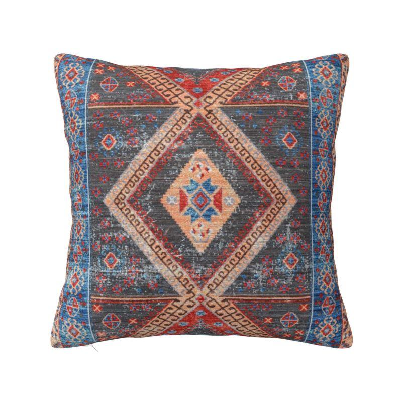 Custom Oriental Traditional Moroccan Turkish Style Pillow Decoration Luxury Bohemian Cushion Decoration Salon Square Pillowcase