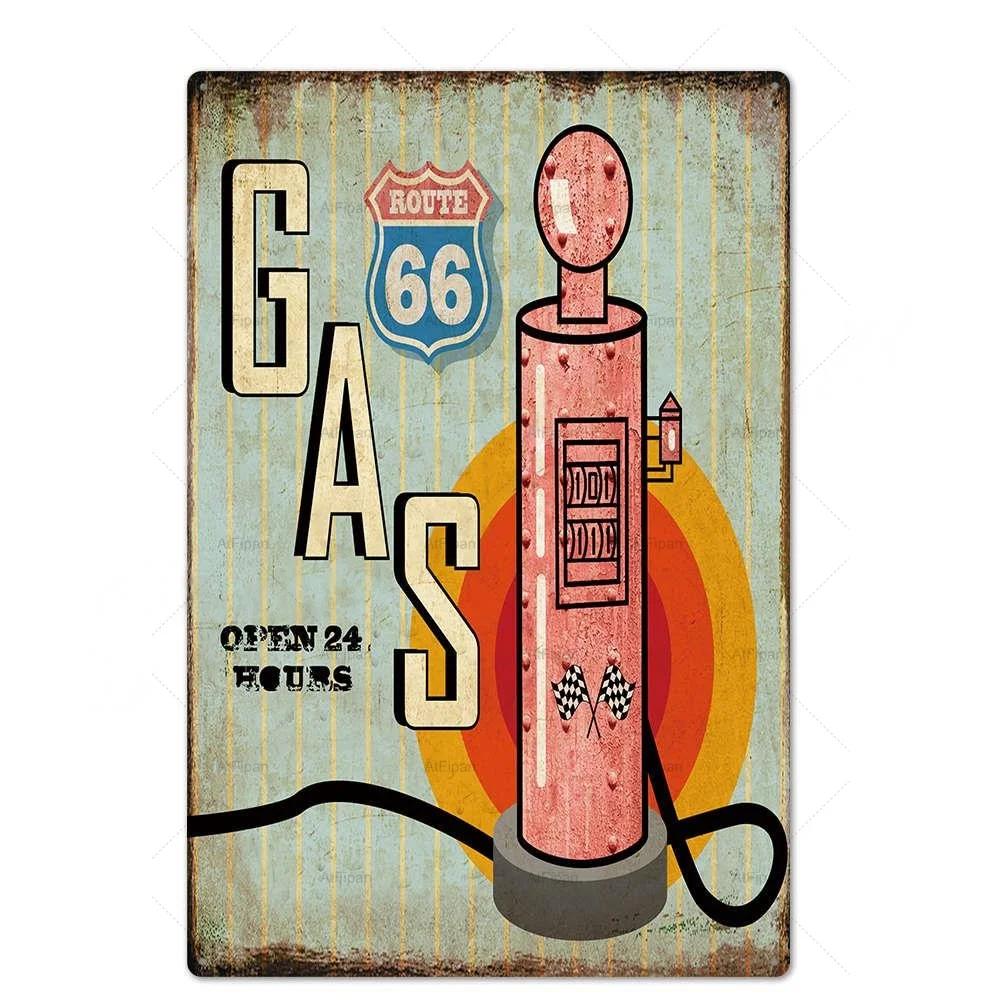 Vintage Metal Tin Sign Plaque  Retro Wall Decor Poster for Garage Gas Station Car Repair Shop  Perfect Home Decor Accent