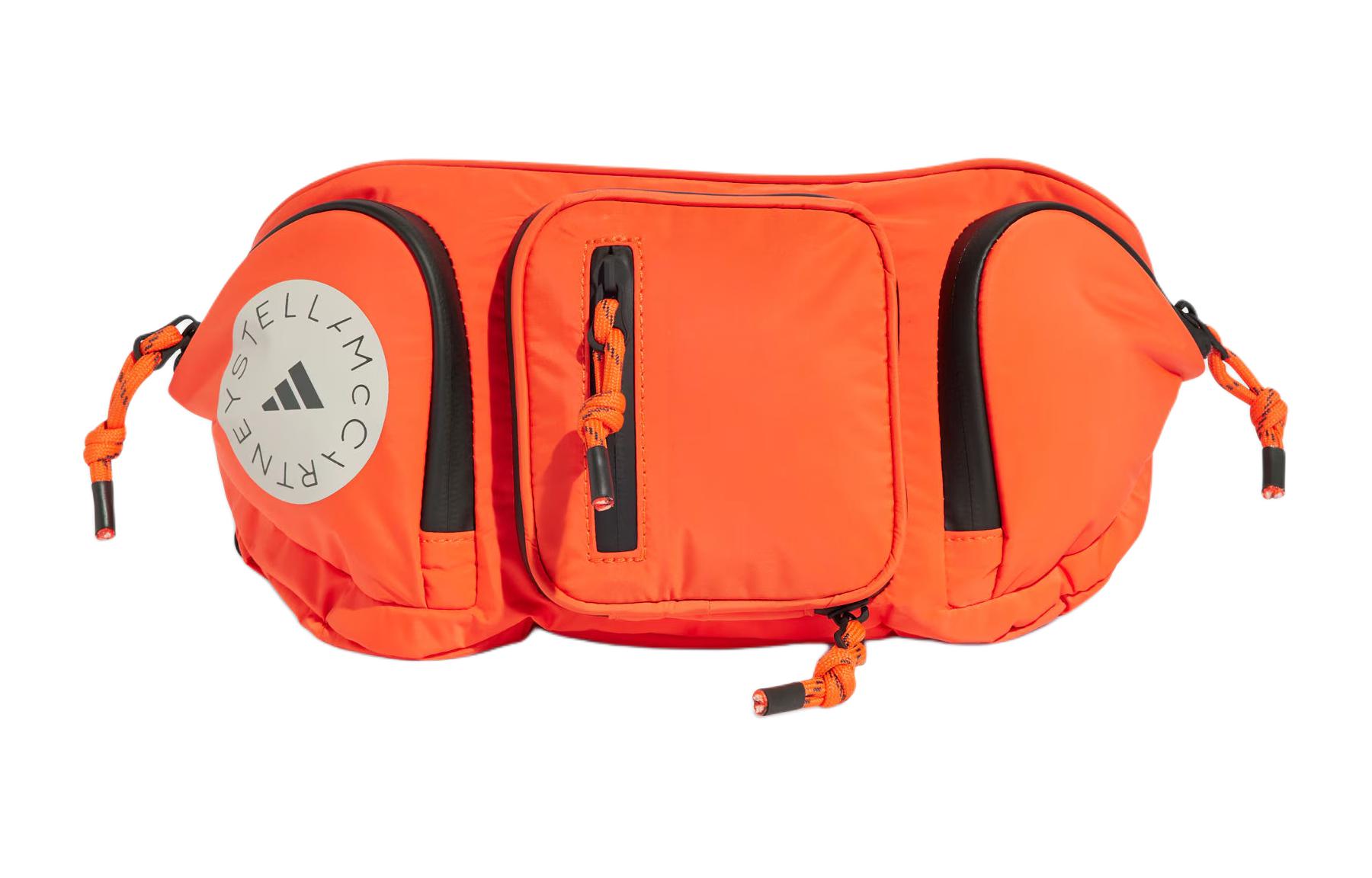 Adidas Recycled Material Polyester Fanny Pack Regular Women s Bright Orange IS9019