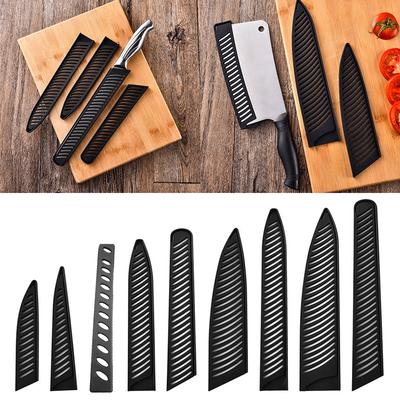 Kitchen Kitchen Accessories Knife Sheath Black Plastic Knife Covers Knife Blade Protector Cover