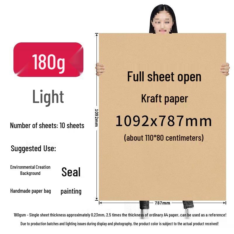 Large Kraft Brown Paper Sheets for Pattern Making, Drafting, and Drawing