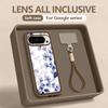 Colorful Floral Pattern Phone Case For Google Pixel 10 9 8 7 Pro Pixel 9 10 Pro XL 7A 8A 9A Shockproof Soft Lanyard Back Cover