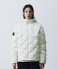 Supra Hooded Quilted Lightweight Short Down Jacket (White)