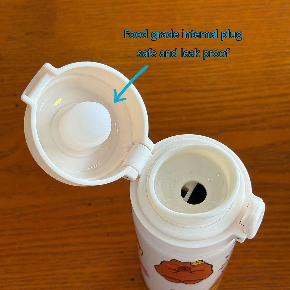 304 Stainless Steel Vacuum Flask Large Capacity Water Bottle Cartoon Thermal Mug