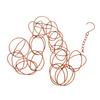 Rain Chain Ring Style Decorative Metal Gutter Rain Chain for Outdoor Garden Balconies Parks Round Ring