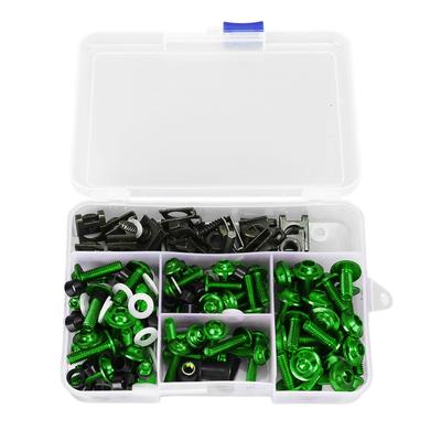177 STUKS Motorfiets Kuipbouten Kit Kleurrijk M5 M6 Motorfiets Windscherm Schroeven Vervanging Voor