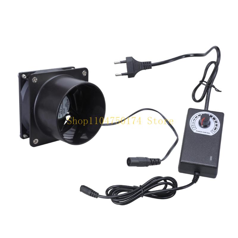 Petit Ventilateur d'Extraction 80mm Ventilateur de Ventilation à Double Roulement à Billes Pour l'Extraction d'Air et le Refroidissement Dans les Projets DIY Meilleure Vente