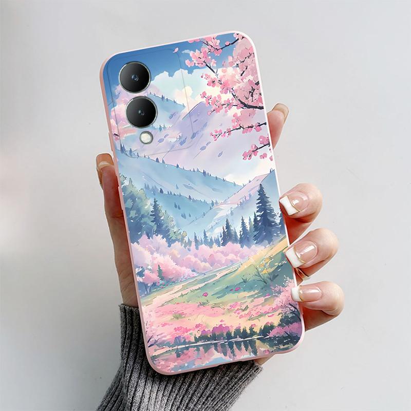 Custodia Per Vivo Y17 S Y17S Y16 Custodia Per Telefono Silicone Morbido Bella Farfalla Cover Posteriore Per VivoY17S Vivo Y 17S Y 16 Fundas Coque Capa