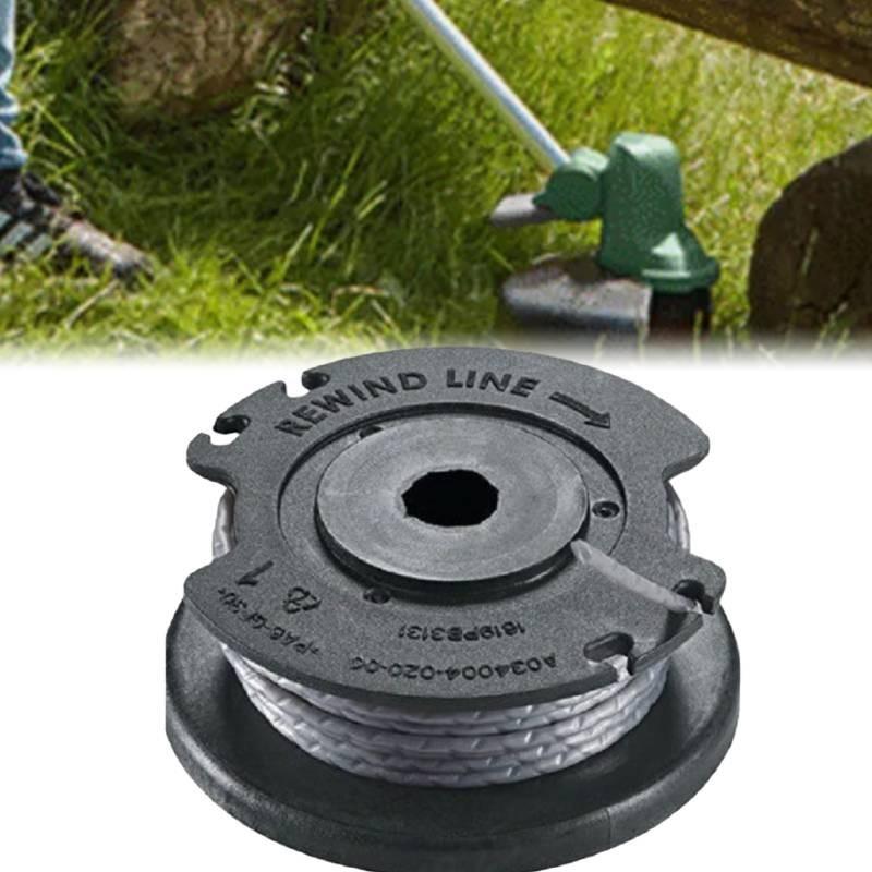 Strapazierfähige Nylon-Trimmerschnur für Greenworks Mäher Ersatzspule in Blau und Grau